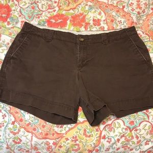 Old Navy Brown Low Rise Shorts. Size 10.